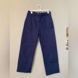 Navy Blue Everlane Straight Let Pant Size 6